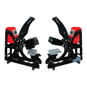 Auto Open Cap Press and Flat Heat Press Machine