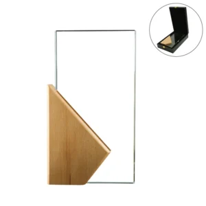 Rectangle Wooden Crystal Awards in Hardboard Box