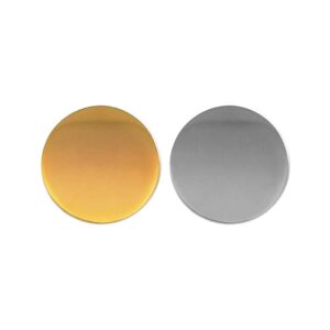 Round Flat Metal Badges 25mm