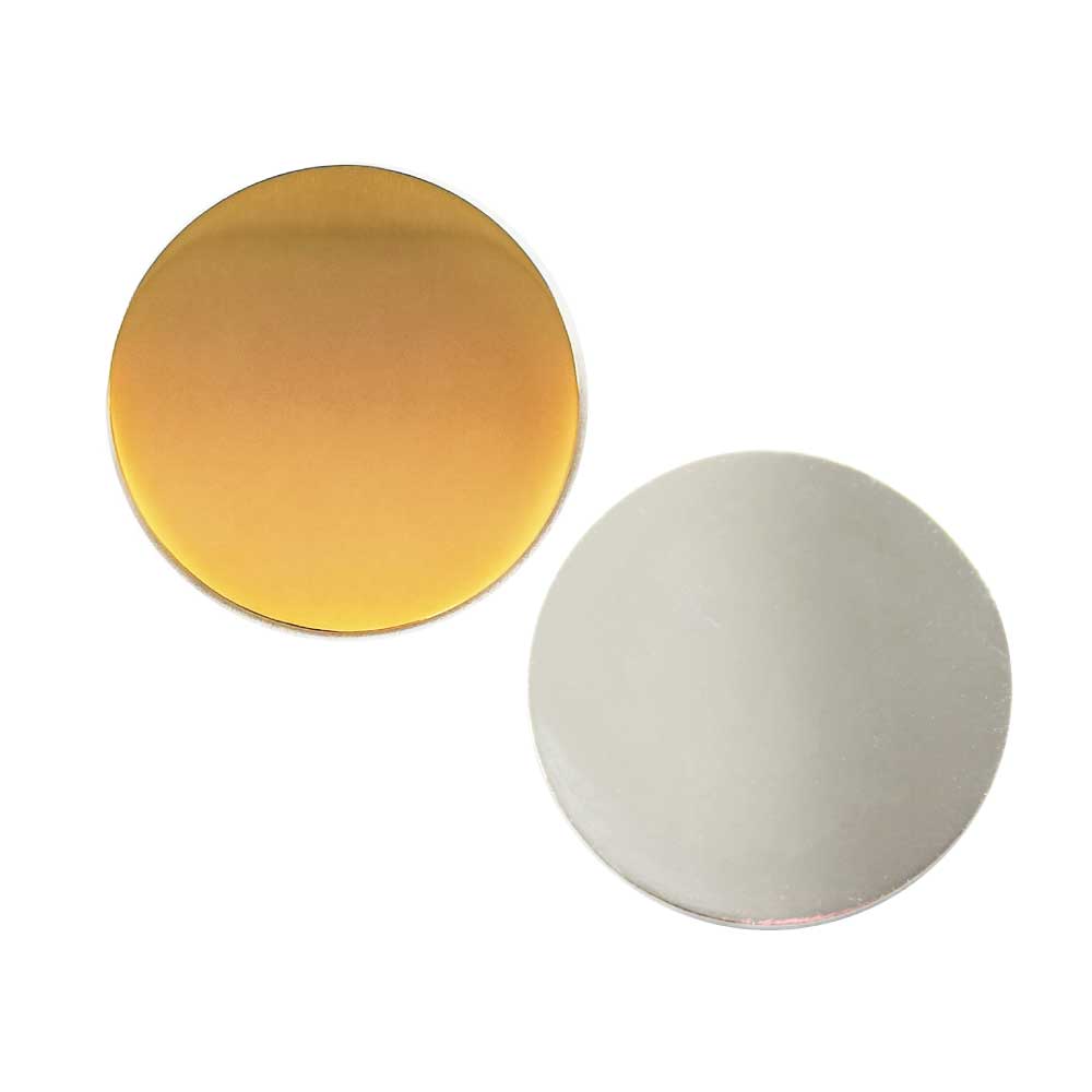 Round Flat Metal Badges 35mm