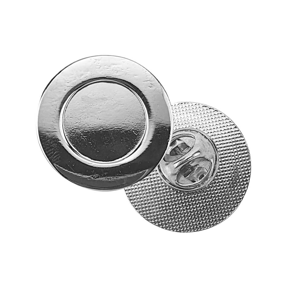 Round Logo Metal Badges with Butterfly Clutch