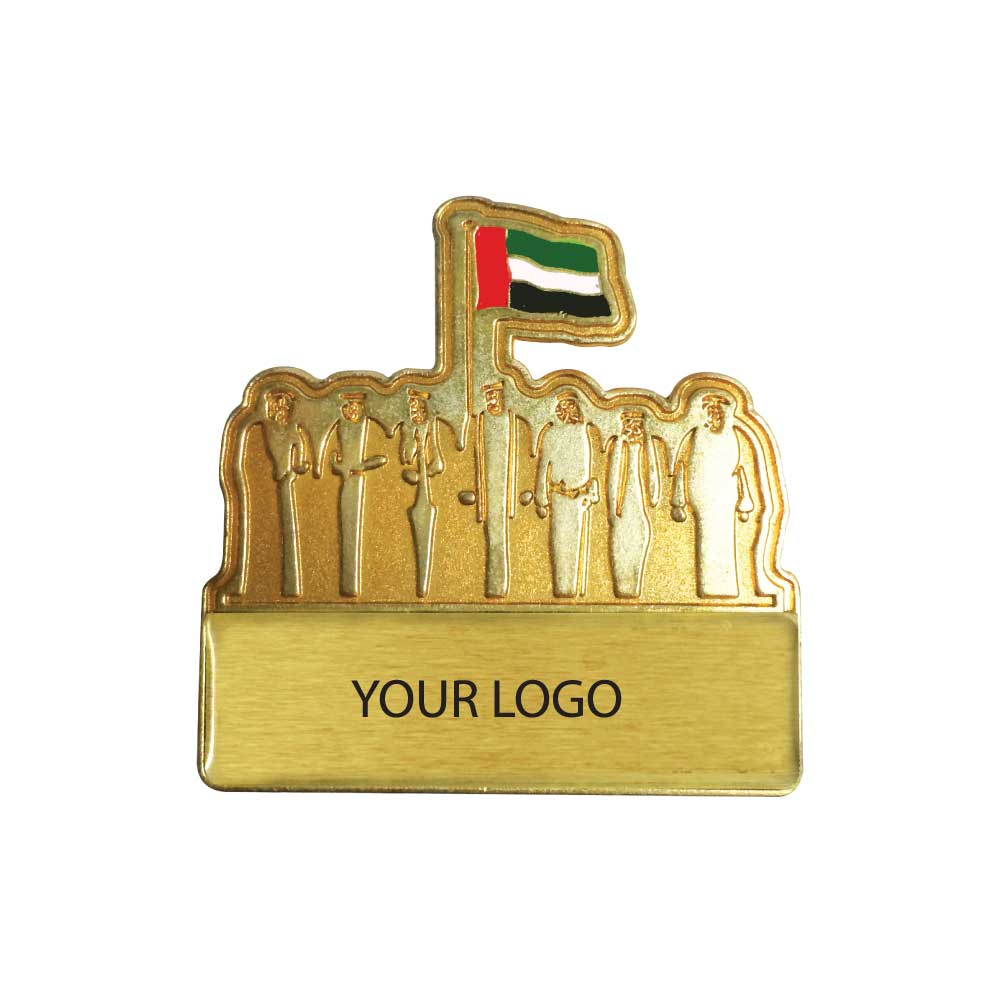 UAE Metal Badges – Spirit of Unity (Magnetic Back)